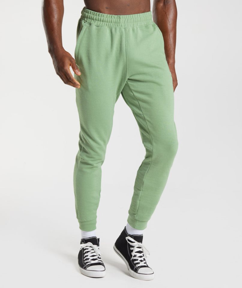 Men\'s Gymshark React Jogger Green | CA 786130